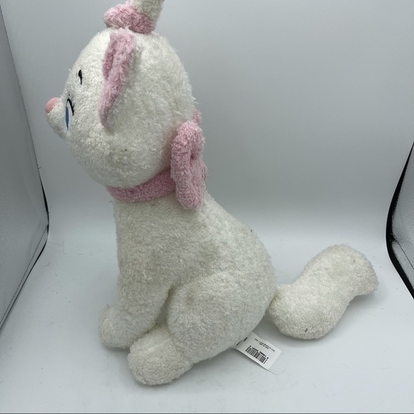 Disney Marie Aristocats Plush 15" White Pink Stuffed Animal Cat - Picture 3 of 8